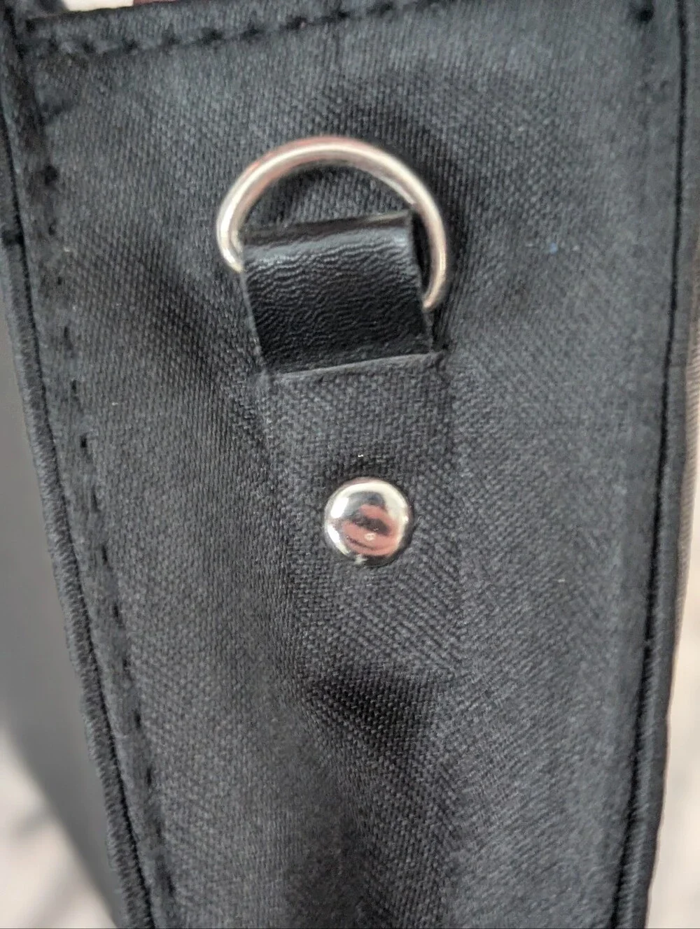 Little Black Convertible Clutch By Bloomingdale's With Unused Strap